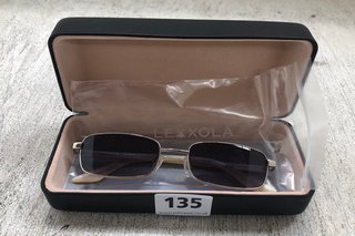 LEXXOLA KENNY HORN DIRTY LAVENDER SUNGLASSES - RRP £120: LOCATION - WH5