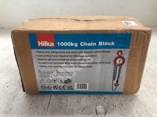 HILKA 1000KG CHAIN BLOCK: LOCATION - WH5