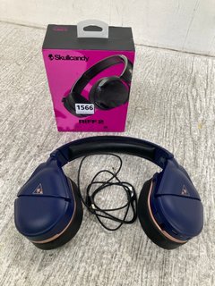 SKULL CANDY RIFF 2 WIRELESS GAMING HEADPHONES TO INCLUDE TURTLE BEACH WIRELESS HEADPHONES IN NAVY & ROSE GOLD: LOCATION - E17