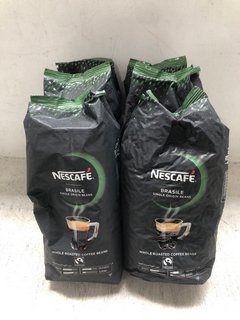6 X NESCAFE BRASILE SINGLE ORIGIN COFFEE BEANS - EXP 21.01.24: LOCATION - WH6