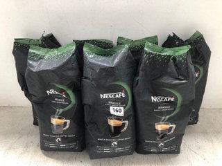 7 X NESCAFE BRASILE SINGLE ORIGIN COFFEE BEANS - EXP 21.01.24: LOCATION - WH6