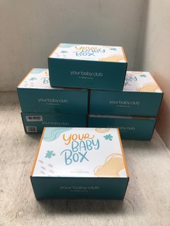 6 X BOXES OF YOUR BABY CLUB BOXES: LOCATION - WH6