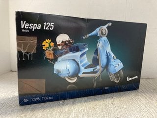 LEGO ICONS VESPA 125 1960'S SCOOTER SET - MODEL 10298 - RRP £89.99: LOCATION - WH10