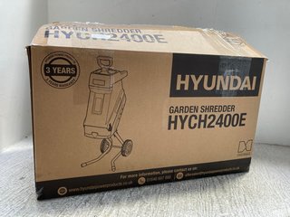 HYUNDAI GARDEN SHREDDER - MODEL HYCH 2400E - RRP £139: LOCATION - WH10