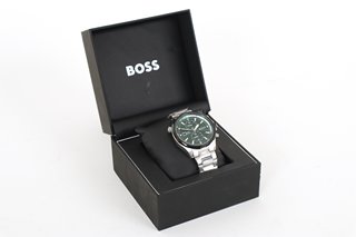 HUGO BOSS GLOBETROTTER CHRONOGRAPH MENS WATCH - MODEL 1513930 - RRP £299.99: LOCATION - BOOTH