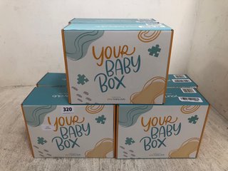 6 X BOXES OF YOUR BABY CLUB BOXES: LOCATION - H10