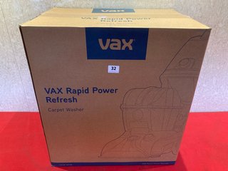 VAX RAPID POWER REFRESH CARPET WASHER (SEALED) - MODEL CDCW-RPXR - RRP £199.99: LOCATION - BOOTH