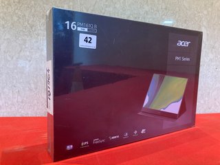 ACER PM1 SERIES FULL HD PORTABLE MONITOR (SEALED) - MODEL PM161Q-B - RRP £120: LOCATION - BOOTH