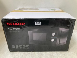 SHARP YC-MS01 MICROWAVE OVEN IN SILVER: LOCATION - H1