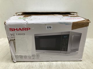 SHARP YC-MS02 DIGITAL MICROWAVE OVEN IN SILVER: LOCATION - G1