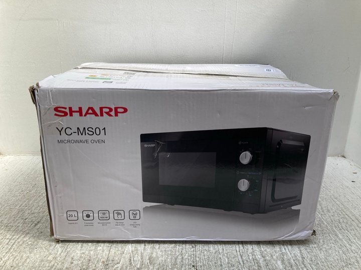 John Pye Auctions SHARP YCMS01 MICROWAVE OVEN IN BLACK LOCATION G7