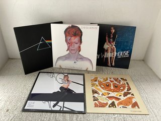 5 X ASSORTED VINYL ALBUMS TO INCLUDE DAVID BOWIE ALADDIN SANE VINYL: LOCATION - WH1