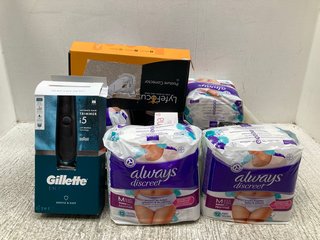 QTY OF ASSORTED ITEMS TO INCLUDE GILLETTE INTIMATE 15 TRIMMER: LOCATION - G8