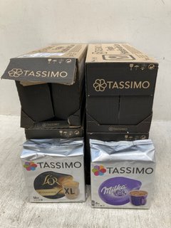 QTY OF ASSORTED HOT DRINKS ITEMS TO INCLUDE 4 X BOXES OF TASSIMO MILKA HOT CHOCOLATE - BBE 21/5/24: LOCATION - G11