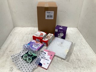 QTY OF ASSORTED ITEMS TO INCLUDE PHILIPS AVENT DISPOSABLE BREAST PADS: LOCATION - G11