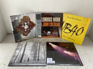 5 X ASSORTED VINYL ALBUMS TO INCLUDE THELONIOUS MONK WITH JOHN COLTRANE VINYL: LOCATION - WH2