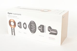 DYSON SUPERSONIC HAIR DRYER IN NICKEL/COPPER (SEALED) - MODEL HD07 - RRP £329.99: LOCATION - BOOTH