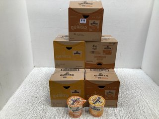 7 X BOXES OF QUAKER OATS IN GOLDEN SYRUP/CARAMELISED BISCUIT - BBE 3/8/24 - 13/7/24: LOCATION - G15