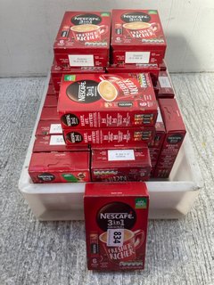 QTY OF NESCAFE 3 IN 1 COFFEE SACHETS - BBE 5/24: LOCATION - F17