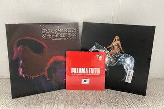 BEYONCE RENAISSANCE BOXED VINYL ALBUM AND POSTER BOOKS TO INCLUDE BRUCE SPRINGSTEEN LIVE AT HAMMERSMITH ODEON VINYL ALBUM TO ALSO INCLUDE PALOMA FAITH COMIC RELIEF 45" VINYL: LOCATION - WH2