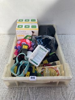 QTY OF ASSORTED PET ITEMS TO INCLUDE YUMOVE MAX STRENGTH JOINT CARE SUPPLEMENTS FOR SENIOR DOGS - BBE 11/25: LOCATION - F17