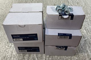 5 X BOXES OF NEWLEC M10 HEX NUTS TO INCLUDE 4 X BOXES OF NEWLEC M6 X 200MM ROOFING NUT & BOLTS(BZP): LOCATION - F16