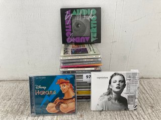 QTY OF ASSORTED CD'S TO INCLUDE TAYLOR SWIFT REPUTATION CD: LOCATION - WH3