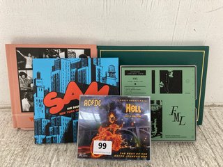 5 X ASSORTED ENTERTAINMENT ITEMS TO INCLUDE ACDC HELL AINT A BAD PLACE 4CD BOX SET: LOCATION - WH3