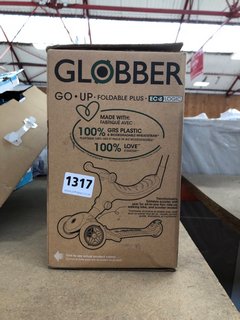 GLOBBER CHILDRENS ALL IN ONE SCOOTER WITH SEAT IN PINK: LOCATION - BR11