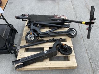 (COLLECTION ONLY) 4 X ASSORTED ELECTRIC SCOOTER SPARES AND REPAIRS: LOCATION - B3T