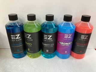 (COLLECTION ONLY) QTY OF ASSORTED EZ CAR CARE PRODUCTS TO INCLUDE GLOSS BOSS QUICK DETAILING SPRAY 500ML: LOCATION - A1T