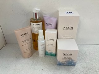 (COLLECTION ONLY) QTY OF ASSORTED NEOM PRODUCTS TO INCLUDE SUPER SHOWER POWER BODY POLISH 150ML: LOCATION - A1T