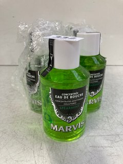 (COLLECTION ONLY) 9 X MARVIS CONCENTRATED MOUTHWASH COLLUTORIO SPEARMINT 120ML: LOCATION - A1T