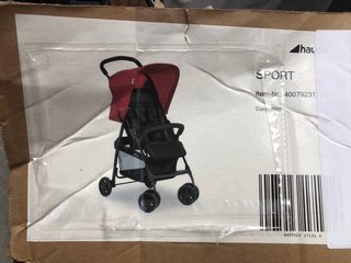 HAUCK SPORTS BABY STROLLER IN RED: LOCATION - A6