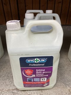 (COLLECTION ONLY) 3 X ASSORTED ITEMS TO INCLUDE ANTIVIRAL MULTI-PURPOSE CLEANER DISINFECTANT 5L: LOCATION - AR5