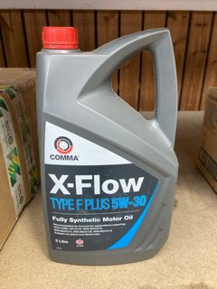 (COLLECTION ONLY) COMMA X-FLOW TYPE F PLUS 5W-30 FULLY SYNTHETIC MOTOR OIL 5L: LOCATION - AR4