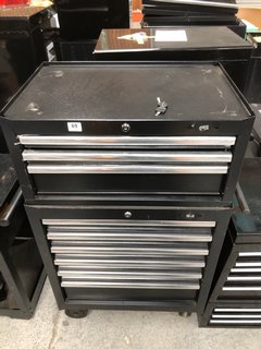 6 DRAWER WHEELED TOOLBOX TO INCLUDE 3 DRAWER TOOLBOX: LOCATION - B1