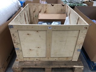 PALLET OF ASSORTED GYM EQUIPMENT TO INCLUDE AMONAX DUMBBELLS SET: LOCATION - B7 (KERBSIDE PALLET DELIVERY)
