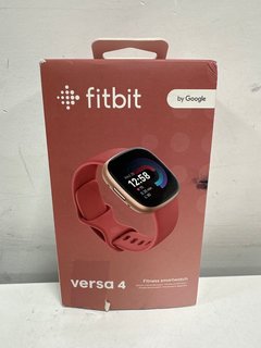 FITBIT VERSA 4 SMARTWATCH IN COPPER ROSE: MODEL NO FB523RGRW (WITH BOX & PINK SAND STRAP) [JPTM114138]