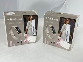 FITBIT LUXE HEALTH & FITNESS TRACKER (ORIGINAL RRP - £198) IN VARIOUS: MODEL NO FB422 (WITH BOXES, MANUALS, STRAPS & CHARGER CABLES) [JPTM114424]