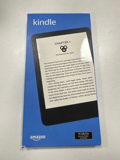 AMAZON KINDLE (11TH GENERATION) E-READER IN BLACK: MODEL NO C2V2L3 (WITH BOX & CHARGE CABLE) [JPTM114161]