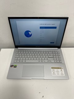ASUS VIVOBOOK PRO 15 512GB LAPTOP IN COOL SILVER: MODEL NO M6500R (WITH BOX & CHARGER). AMD RYZEN 7 6800HS @ 3.2GHZ, 16GB RAM, 15.6" SCREEN, NVIDIA GEFORCE RTX 3050 [JPTM114268]