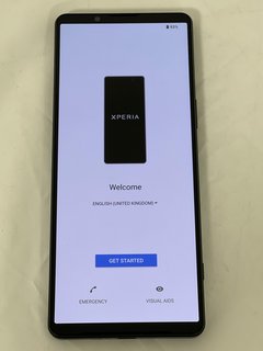 SONY XPERIA 1 IV 256 GB SMARTPHONE (ORIGINAL RRP - £689) IN BLACK: MODEL NO XQ-CT54 (WITH MANUAL, PIN & CHARGER CABLE) [JPTM113298]
