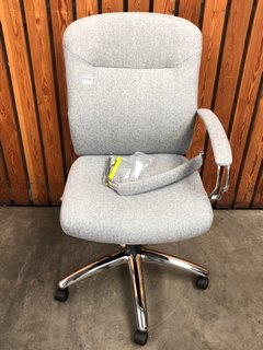 JOHN LEWIS & PARTNERS WARNER OFFICE CHAIR IN GREY RRP £199: LOCATION - A7