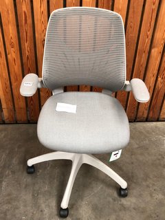 JOHN LEWIS & PARTNERS ANY DAY HINTON OFFICE CHAIR IN GREY RRP £179: LOCATION - A7