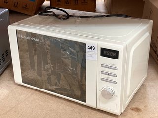 RUSSELL HOBBS 20L 800W MICROWAVE OVEN IN CREAM : MODEL RHM2064C: LOCATION - CR