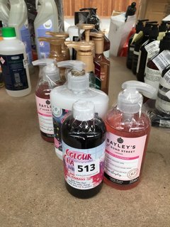 (COLLECTION ONLY) QTY OF ASSORTED ITEMS TO INCLUDE BAYLEY'S OF BOND STREET ROSE & RASPBERRY HAND WASH: LOCATION - BR9