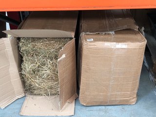 2 X BOXES OF HAY: LOCATION - BR11