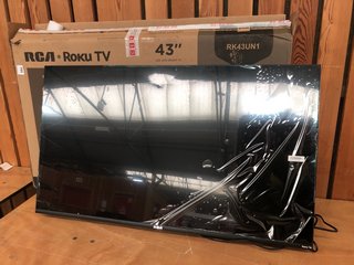 RCA ROKU TV 43" LED UHD SMART TV (SPARES AND REPAIRS): LOCATION - A2