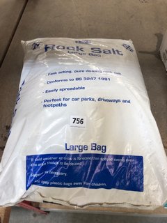 LARGE BAG OF DE ICING ROCK SALT: LOCATION - BR2